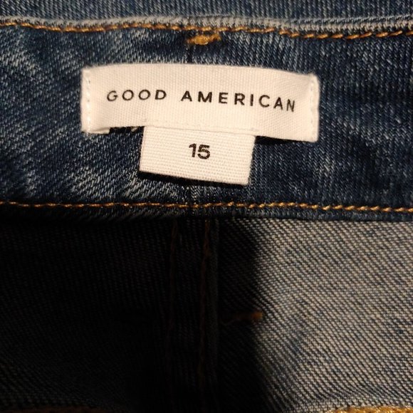 Good American Good Curve Straight sculpting Denim Jeans Size 15 - Picture 9 of 13